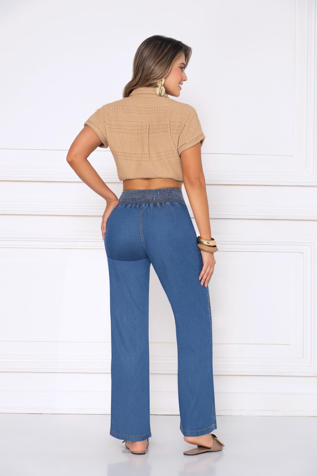 Pantalon Chambray BR-2138